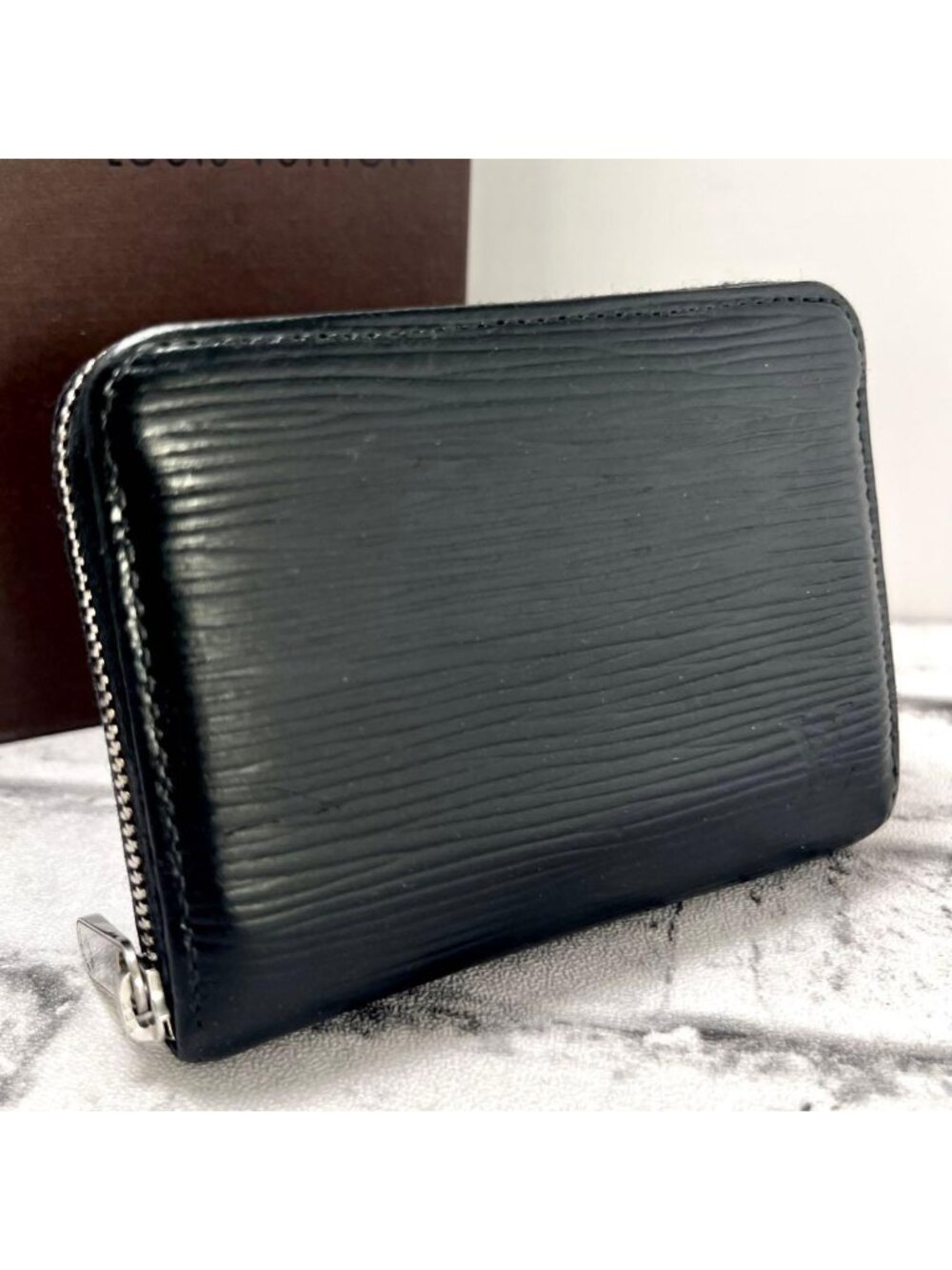 Louis Vuitton Epi Zippy Coin Purse Noir